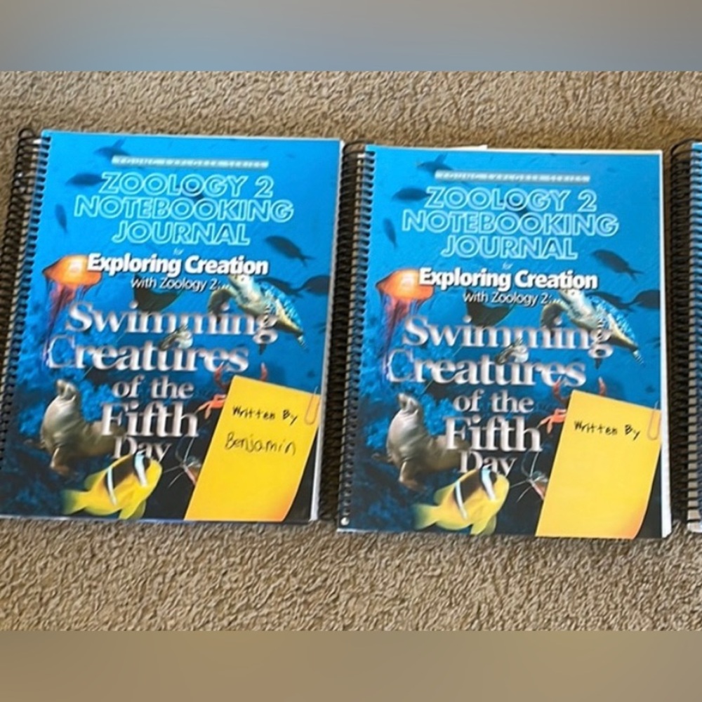 Exploring Creation with Zoology 2. 1 Textbook, 1 journal.